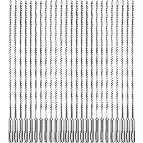 Bosch HCFC2014B25 25-Piece 3/16 In. x 10 In. x 12 In. SDS-plus Bulldog Xtreme Carbide Rotary Hammer Drill Bits