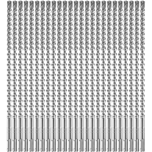 Bosch HCFC2064B25 25-Piece 3/8 In. x 10 In. x 12 In. SDS-plus Bulldog Xtreme Carbide Rotary Hammer Drill Bits