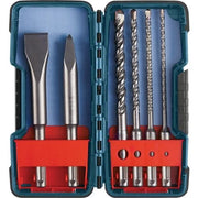 Bosch HCST006 6-Piece SDS-plus Bulldog Rotary Hammer Bit Set