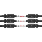 Bosch ITDESQ12503 3-Piece Impact Tough 2.5 In. Square #1 Double-Ended Bits