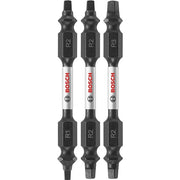 Bosch ITDESQV2503 3-Piece Impact Tough 2.5 In. Square Double-Ended Bit Set