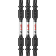 Bosch ITDET252503 3-Piece Impact Tough 2.5 In. Torx #25 Double-Ended Bits