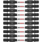 Bosch ITDET3025B 10-Piece Impact Tough 2.5 In. Torx #30 Double-Ended Bits
