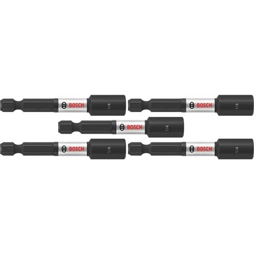 Bosch ITNS142B 5-Piece Impact Tough 2-9/16 In x 1/4 In. Nutsetters