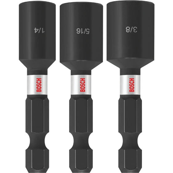 Bosch ITNS2490 3-Piece Impact Tough 1-7/8 In. Nutsetter Set