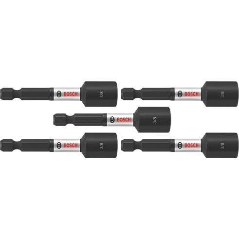 Bosch ITNS382B 5-Piece Impact Tough 2-9/16 In. x 3/8 In. Nutsetter
