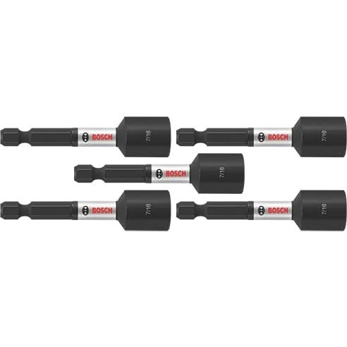 Bosch ITNS7162B 5-Piece Impact Tough 7/16 In. x 2-9/16 In. Nutsetters