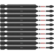 Bosch ITPH135B 10-Piece Impact Tough 3.5 In. Phillips #1 Power Bits