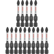 Bosch ITPH2215 15-Piece Impact Tough 2 In. Phillips #2 Power Bits