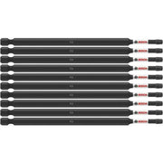 Bosch ITSQ36B 10-Piece Impact Tough 6 In. Square #3 Power Bits