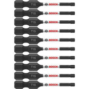 Bosch ITT152B 10-Piece Impact Tough 2 In. Torx #15 Power Bits