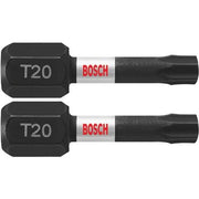 Bosch ITT20102 2-Piece Impact Tough 1 In. Torx #20 Insert Bits