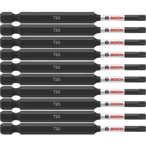 Bosch ITT2035B 10-Piece Impact Tough 3.5 In. Torx #20 Power Bits
