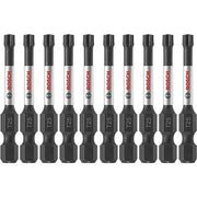 Bosch ITT252B 10-Piece Impact Tough 2 In. Torx #25 Power Bits