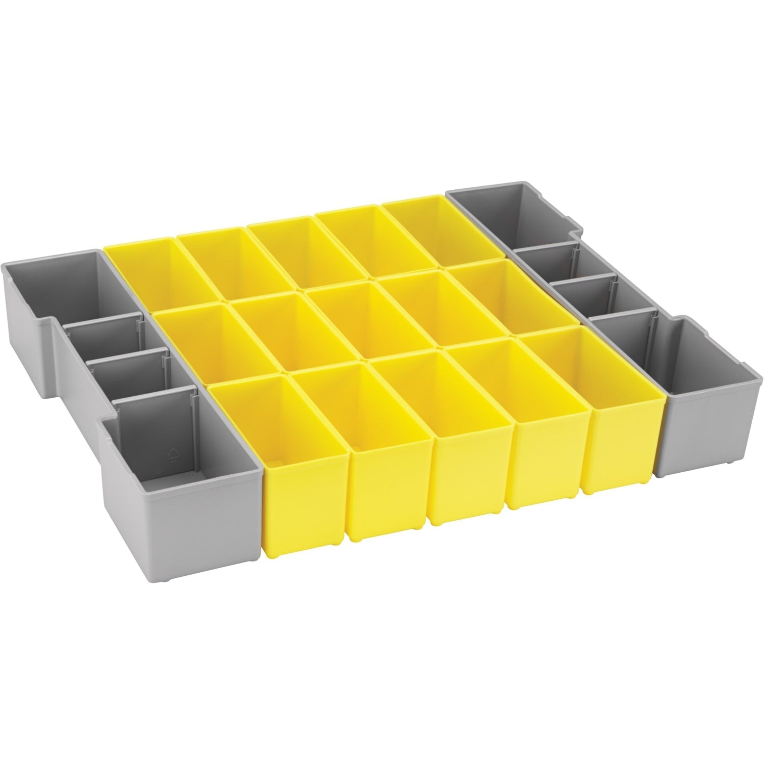 Bosch ORG1A-YELLOW 17-Piece Organizer Insert Set for L-Boxx System