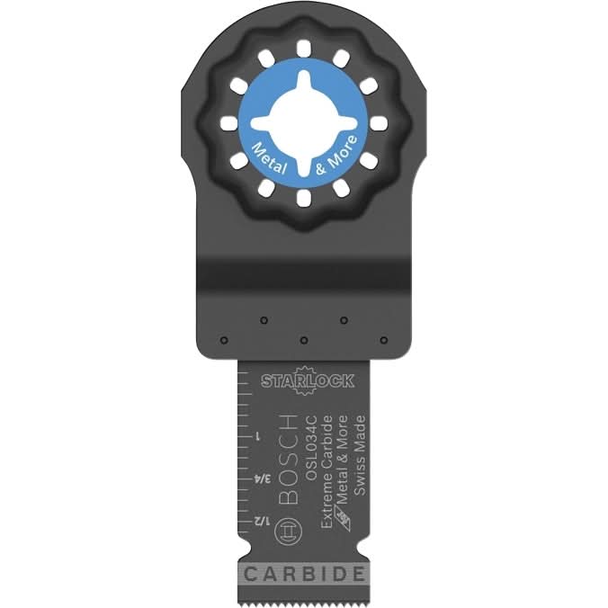 Bosch OSL034C 3/4 In. Starlock Carbide Plunge Cut Blade