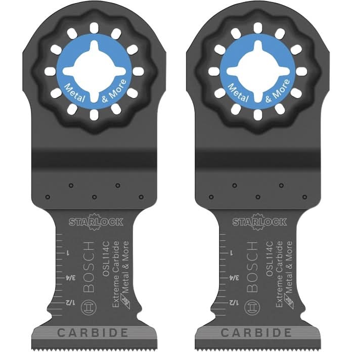 Bosch OSL114C-2 1-1/4 In. Starlock Carbide Plunge Cut Blade 2 pk.