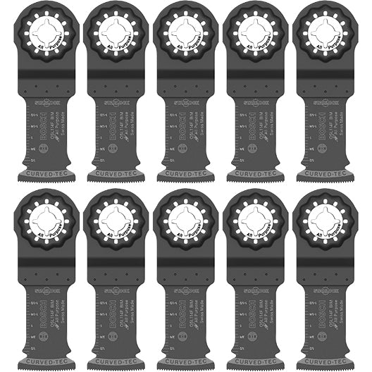 Bosch OSL114F-10 1-1/4 In. Starlock Bi-Metal Plunge Cut Blade 10 pk.