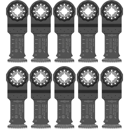 Bosch OSL114JF-10 1-1/4 In. Starlock Bi-Metal Xtra-clean Plunge Cut Blade 10 Pk.