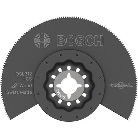 Bosch OSL312 3-1/2 In. Starlock High-Carbon Steel Segmented Saw Blade
