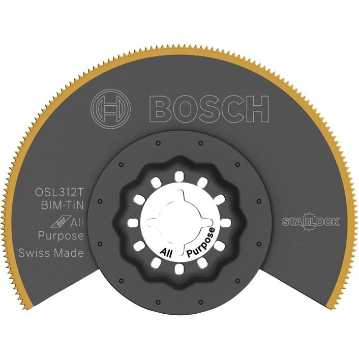 Bosch OSL312T 3-1/2 In. Starlock Titanium Bi-Metal Segmented Saw Blade