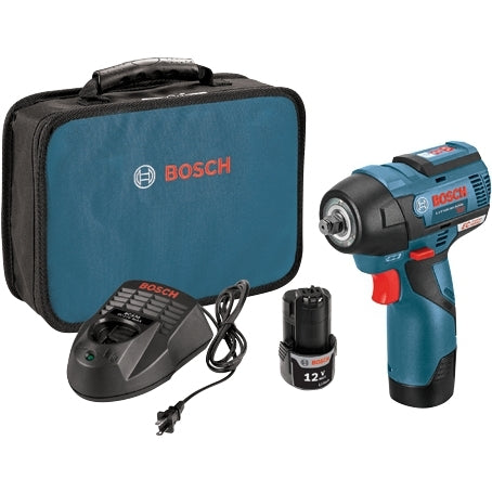Bosch PS82-02 12V MAX EC Brushless 3/8" Impact Wrench Kit