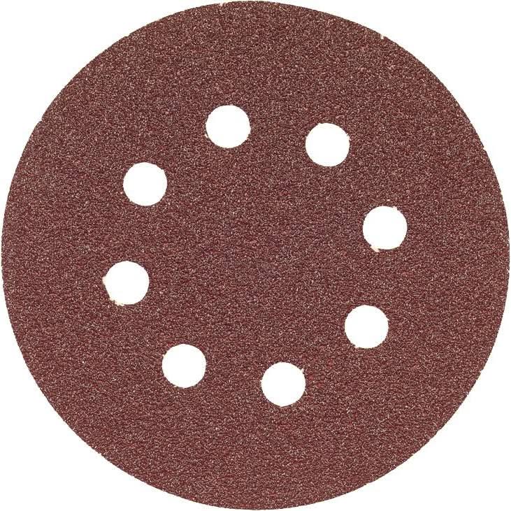 Bosch SR5R060 5-Piece 60 Grit 5 In. 8 Hole Hook-And-Loop Sanding Discs