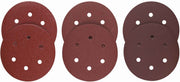 Bosch SR6R000 Assorted Grits 6" 6 Hole Hook-And-Loop Sanding Discs