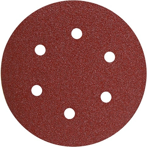 Bosch SR6R180 5-Piece 180 Grit 6 In. 6 Hole Hook-And-Loop Sanding Discs