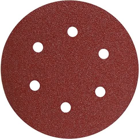 Bosch SR6R320 5-Piece 320 Grit 6 In. 6 Hole Hook-And-Loop Sanding Discs