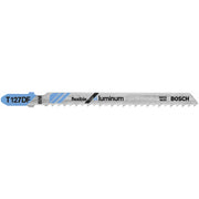 Bosch T127D 5-Piece 4" 8 TPI Special for Aluminum T-Shank Jigsaw Blades