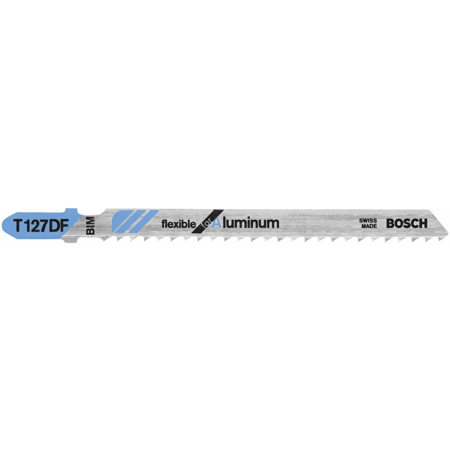 Bosch T127D 5-Piece 4" 8 TPI Special for Aluminum T-Shank Jigsaw Blades