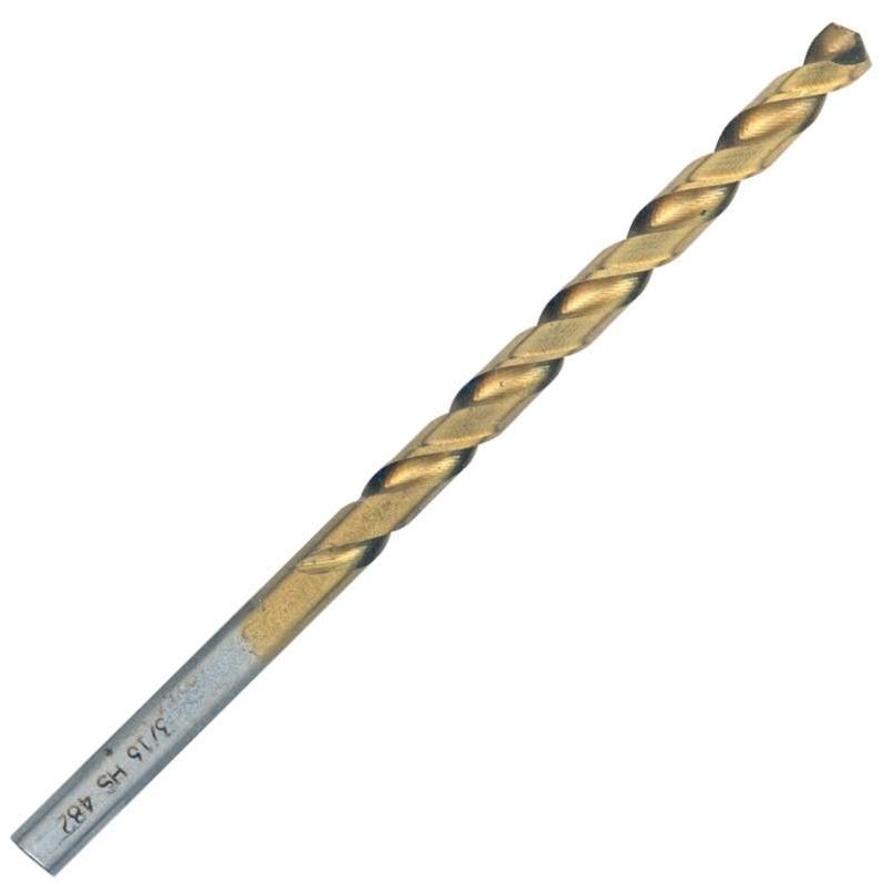 Bosch TI2139 3/16 In. x 3-1/2 In. Titanium-Coated Drill Bit
