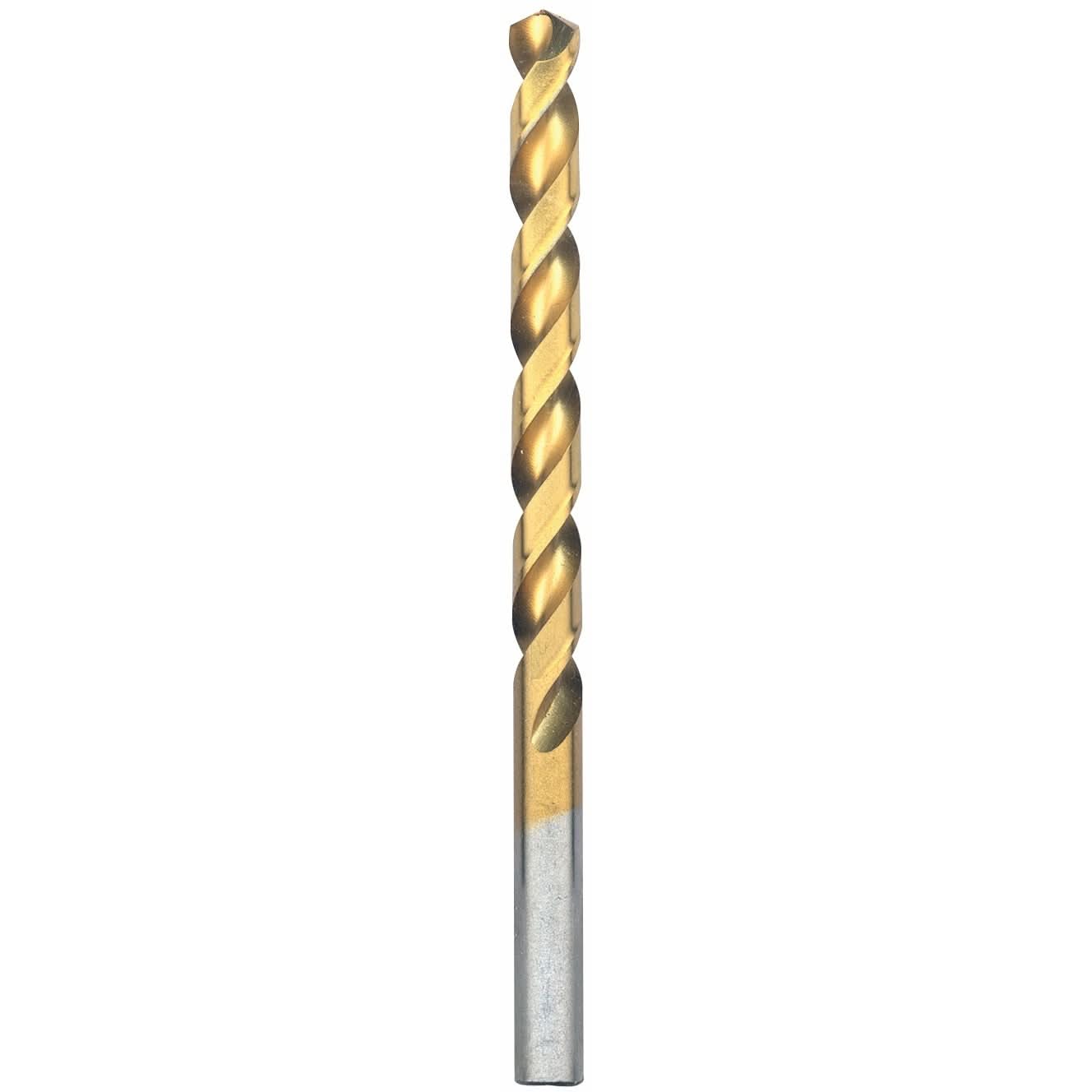 Bosch TI2146 19/64 In. x 4-3/8 In. Titanium-Coated Drill Bit