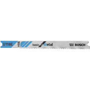 Bosch U118E 5-Piece 3-1/8 In. 14-18P TPI Basic for Metal U-shank Jig Saw Blades