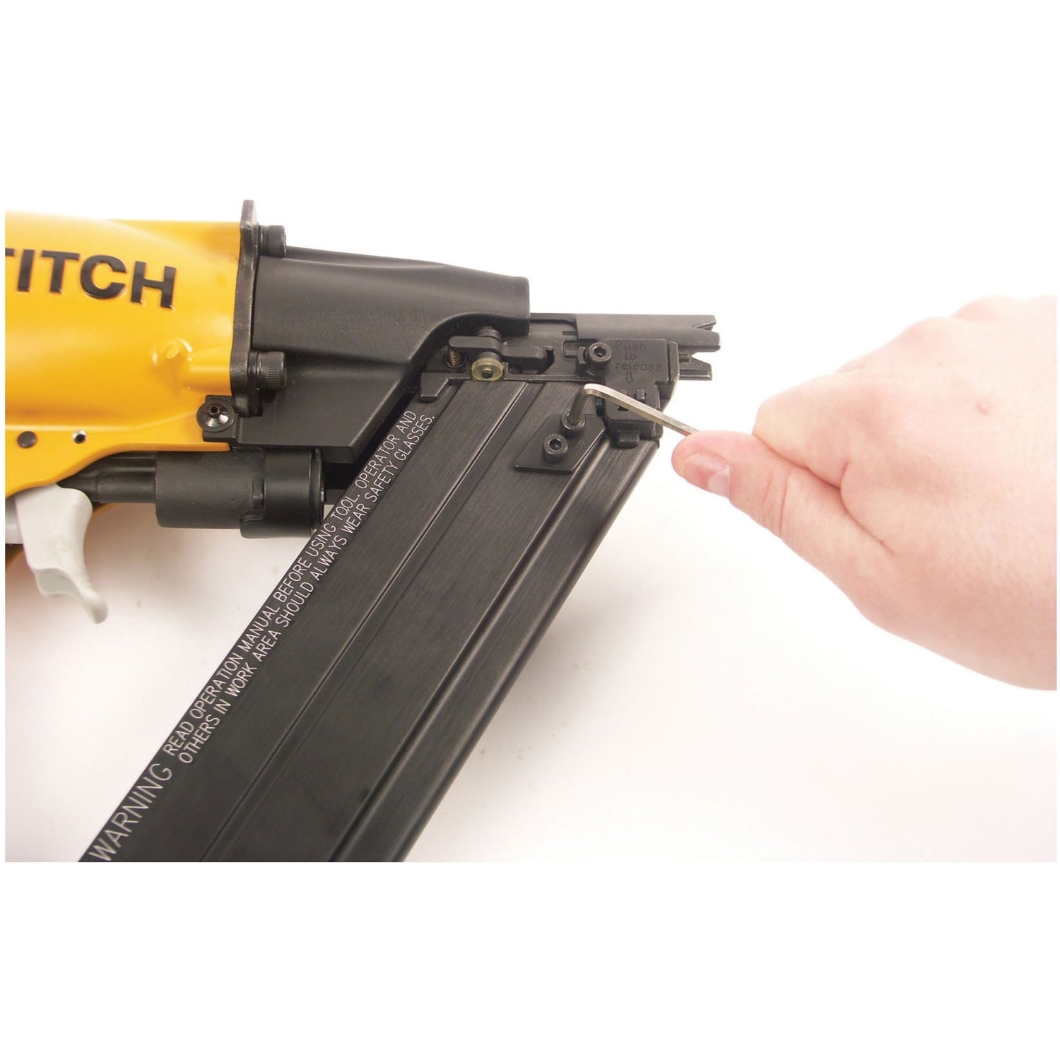 Bostitch MCN250 35 Degree Metal Connector Framing Nailer STRAPSHOT