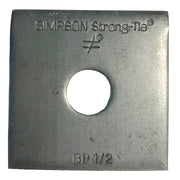 Simpson Strong-Tie BP 1/2 BP 2-in. x 2-in. Bearing Plate with 1/2-in. Bolt Dia.