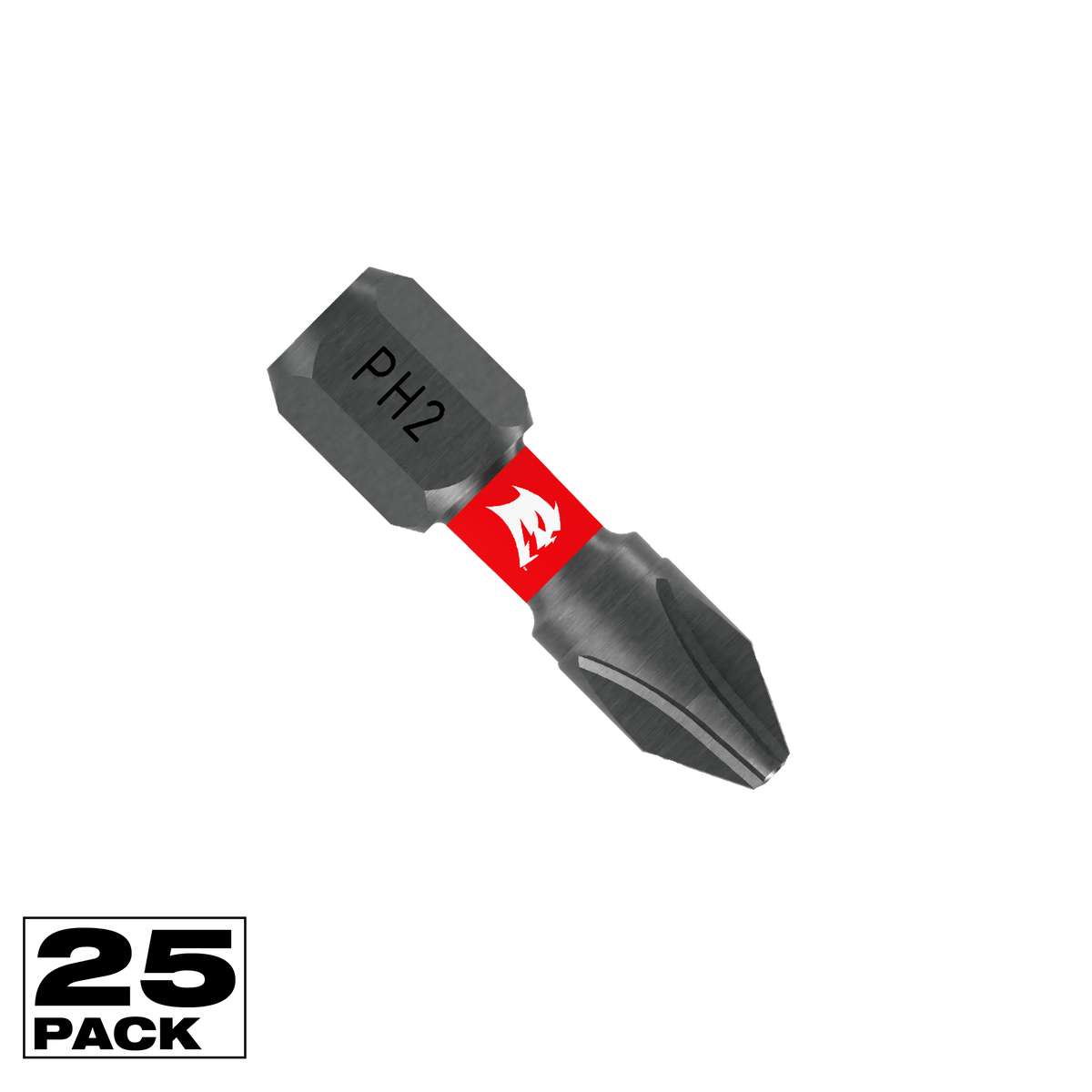 Diablo 1 in. Phillips #2 Drive Bit with Bit Holder (DPH21BHP25)