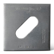Simpson Strong-Tie BPS 5/8-3 BPS 3-in. x 3-in. Slotted Bearing Plate with 5/8-in. Bolt Dia.