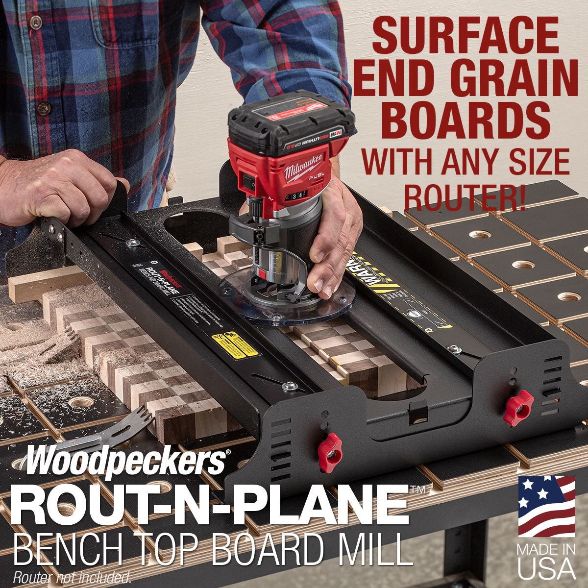 Woodpeckers BTBM Rout-N-Plane Bench Top Board Mill