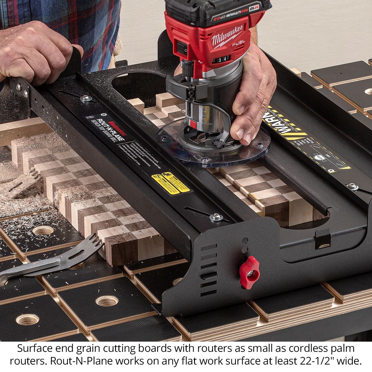 Woodpeckers BTBM Rout-N-Plane Bench Top Board Mill