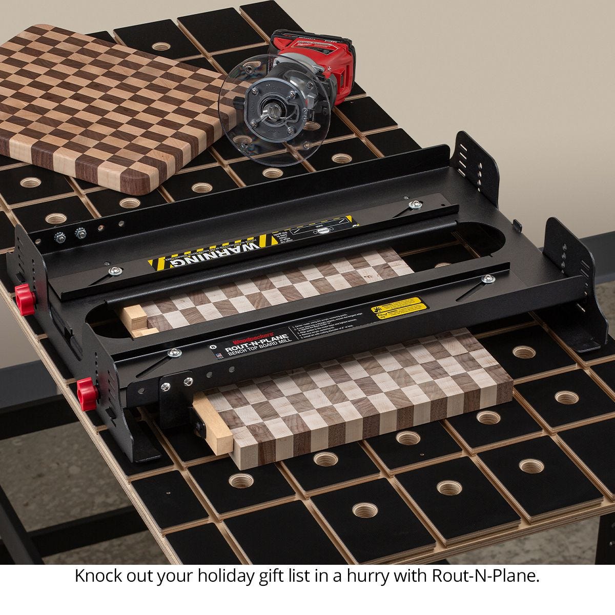 Woodpeckers BTBM Rout-N-Plane Bench Top Board Mill