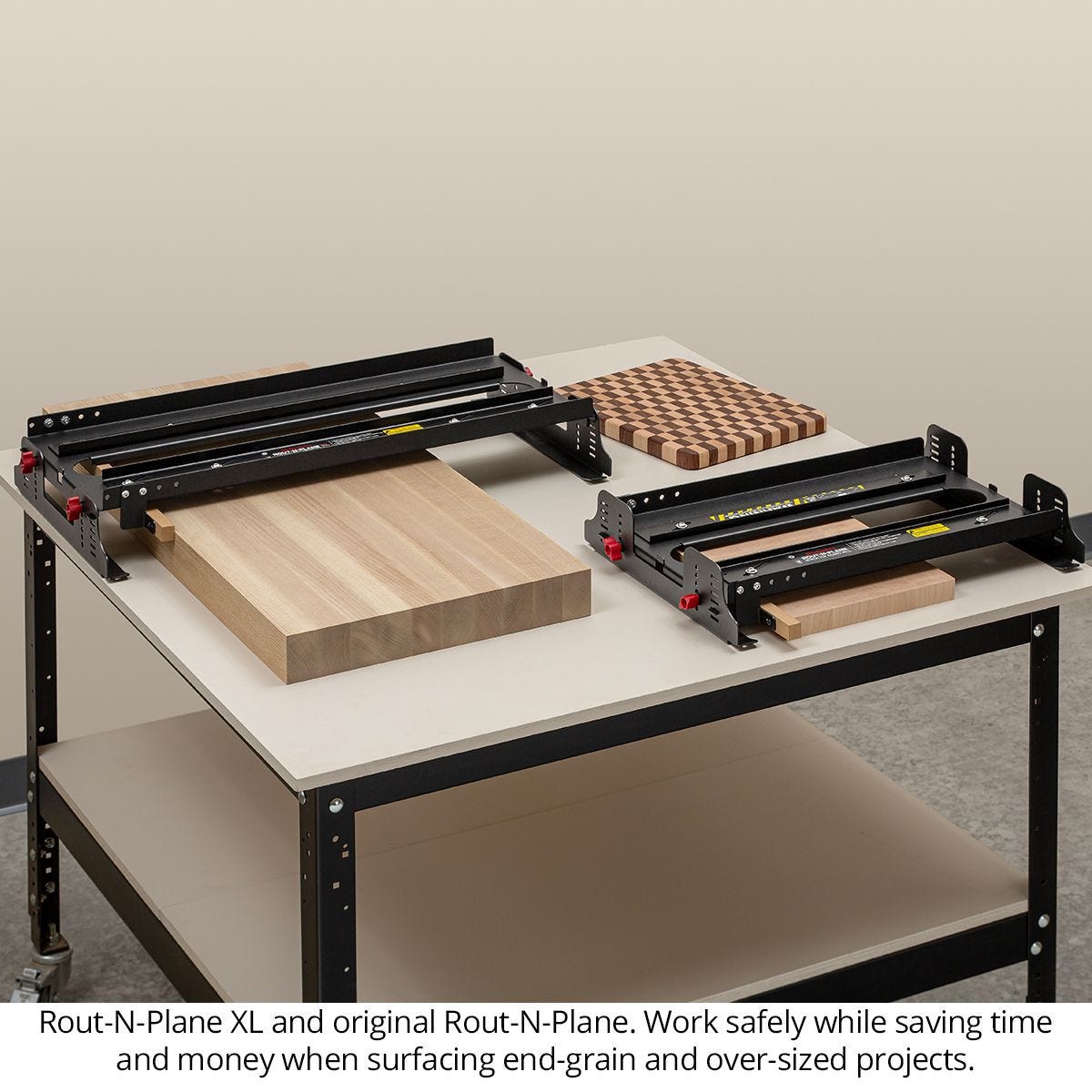 Woodpeckers BTBM-XL Rout-N-Plane Benchtop Board Mill XL - 24 in. Capacity