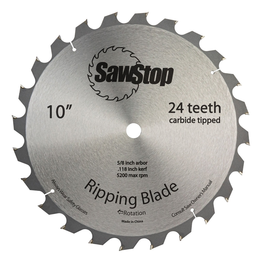 SawStop BTS-R-24ATB 10 in. 24-Tooth Ripping Blade