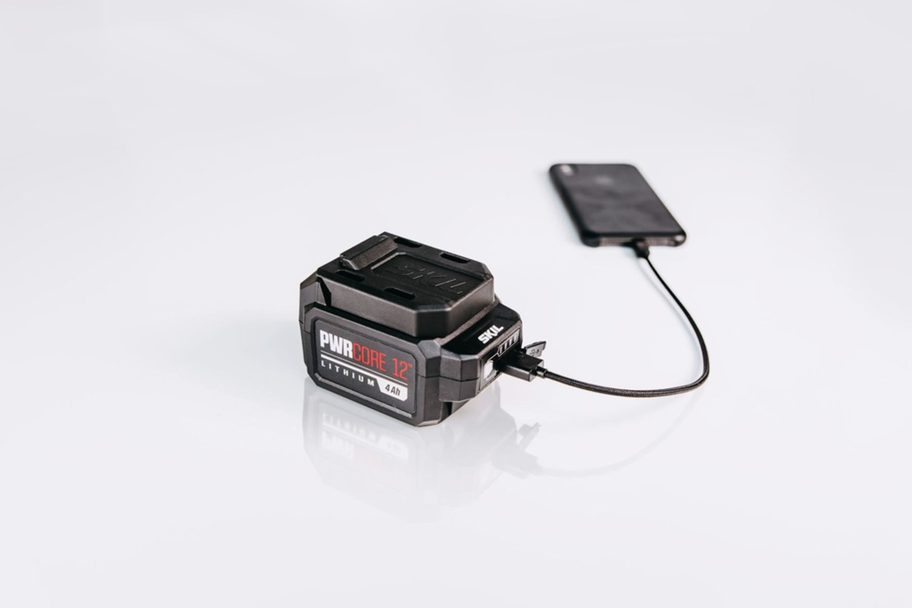 SKIL BY519801 PWRCore 12 Lithium 4.0Ah 12V Battery with PWRAssist Mobile Charging