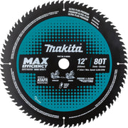 Makita B-66999 12" 80T Carbide-Tipped Max Efficiency Miter Saw Blade