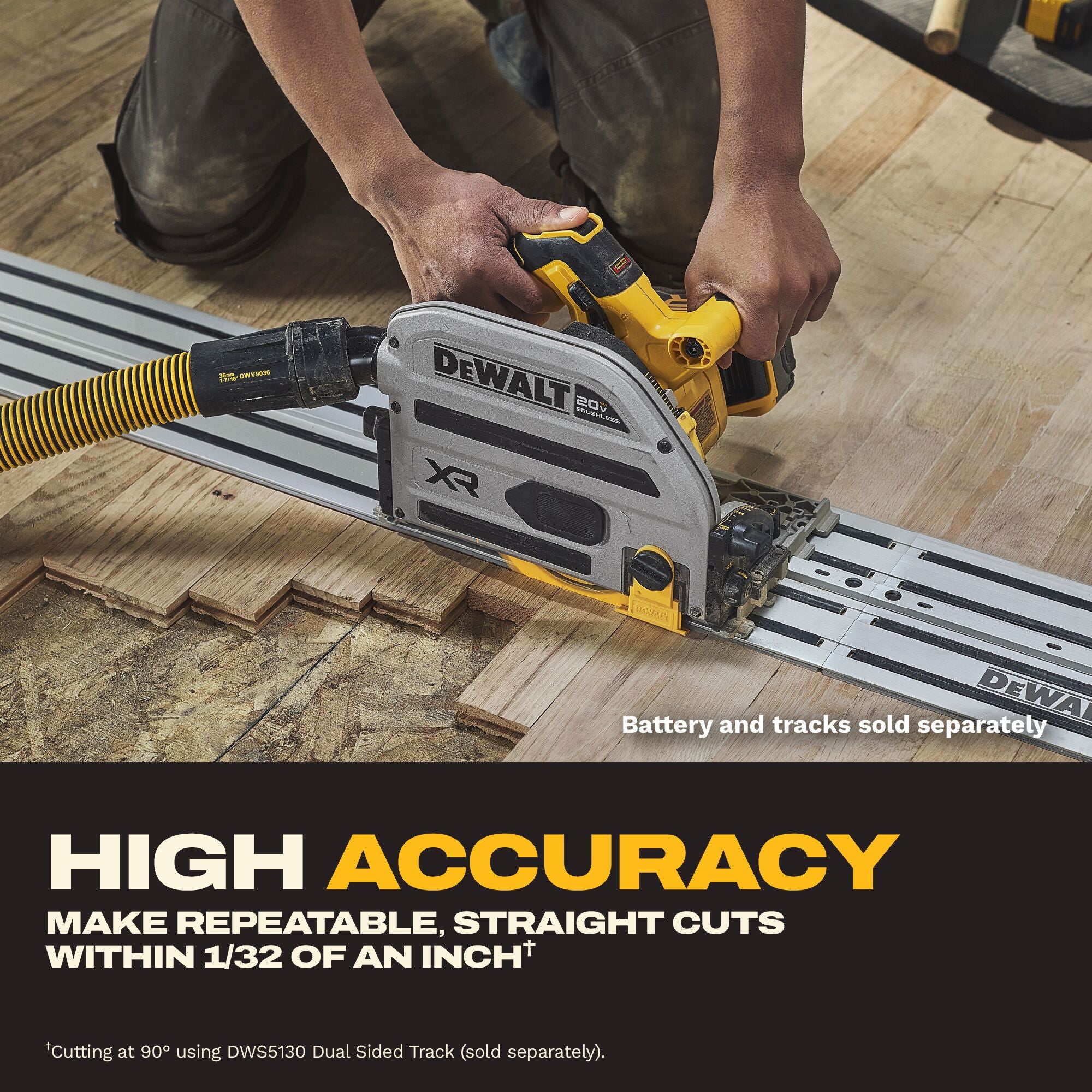 DEWALT 20V XR 6-1/2-in Track Saw (Tool-Only)