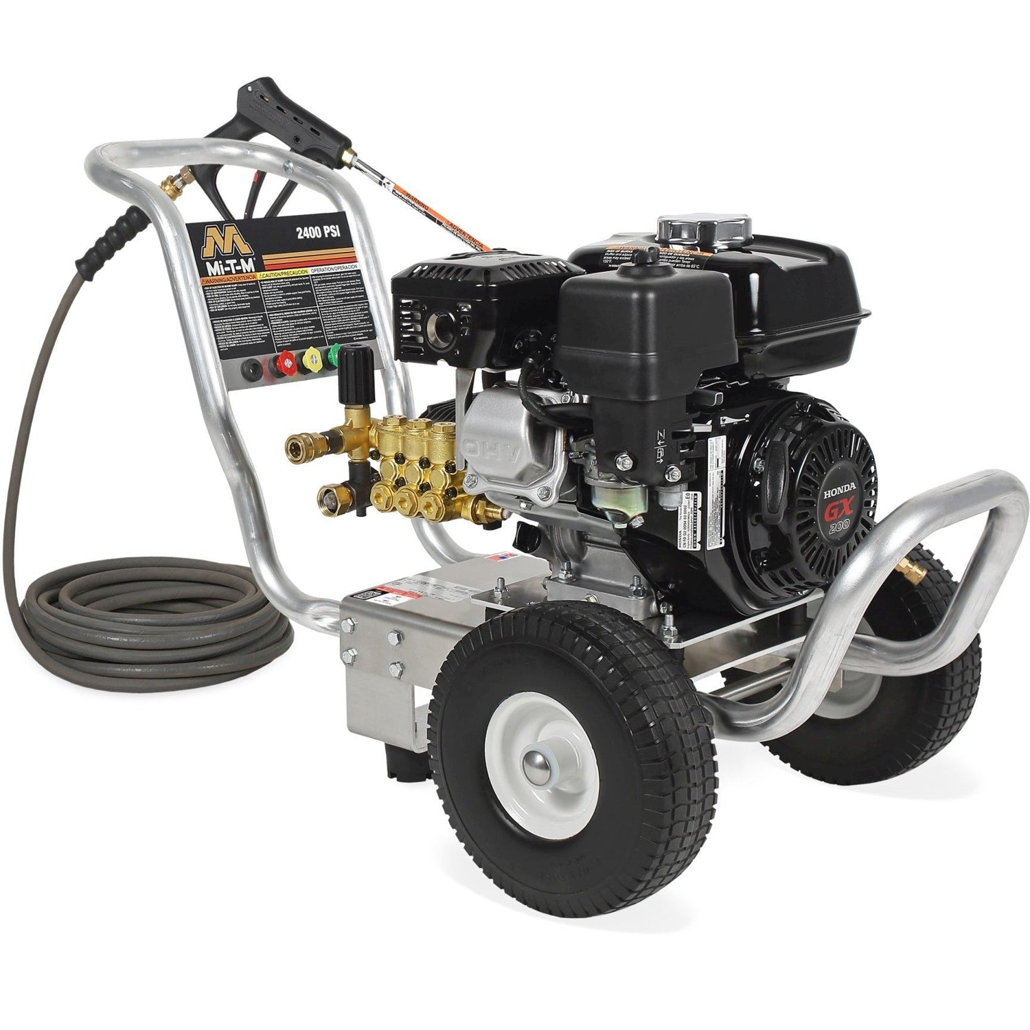 Mi-T-M CA-2403-1MMH CA Aluminum Series 2400 PSI Gasoline Direct Drive Cold Water Pressure Washer