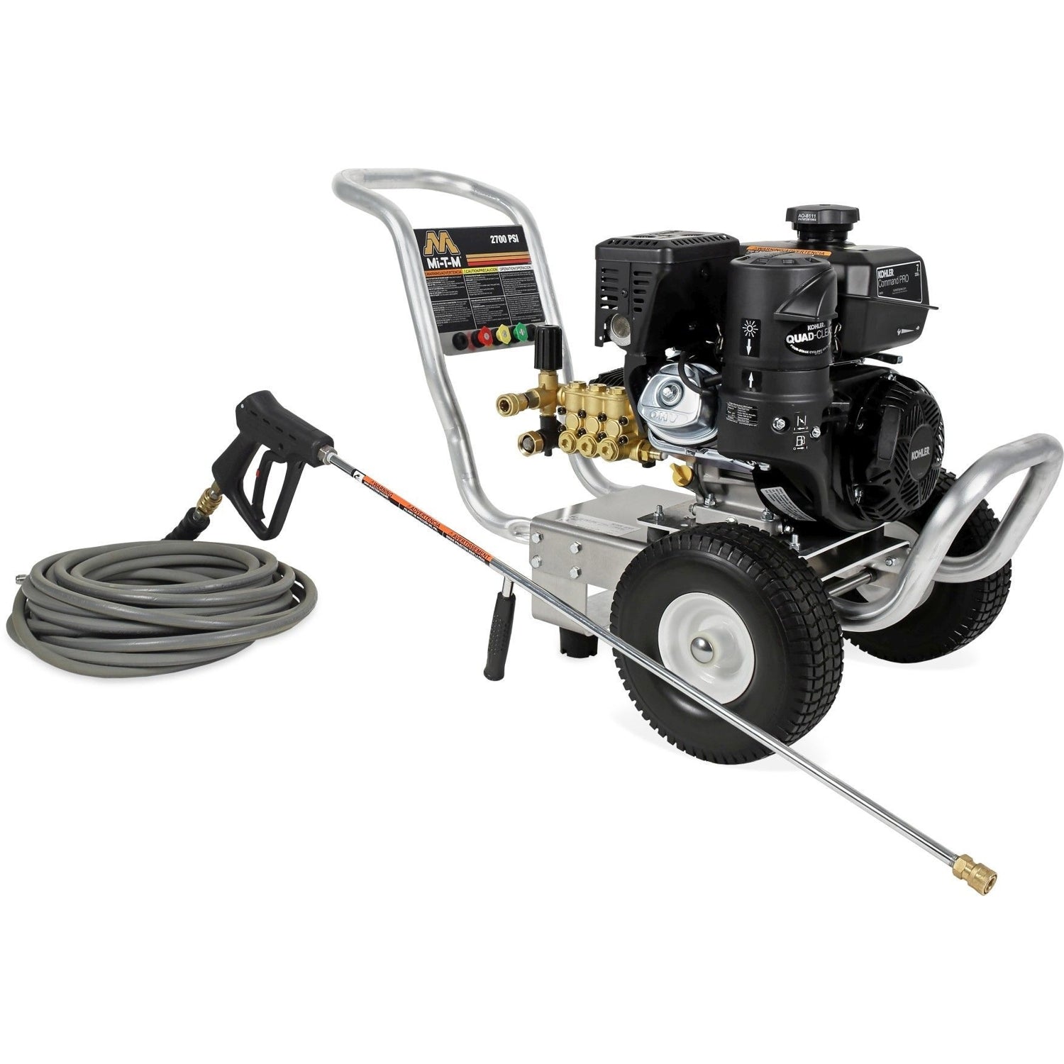 Mi-T-M CA-2703-1MMK CA Aluminum Series 2700 PSI Gasoline Direct Drive Cold Water Pressure Washer