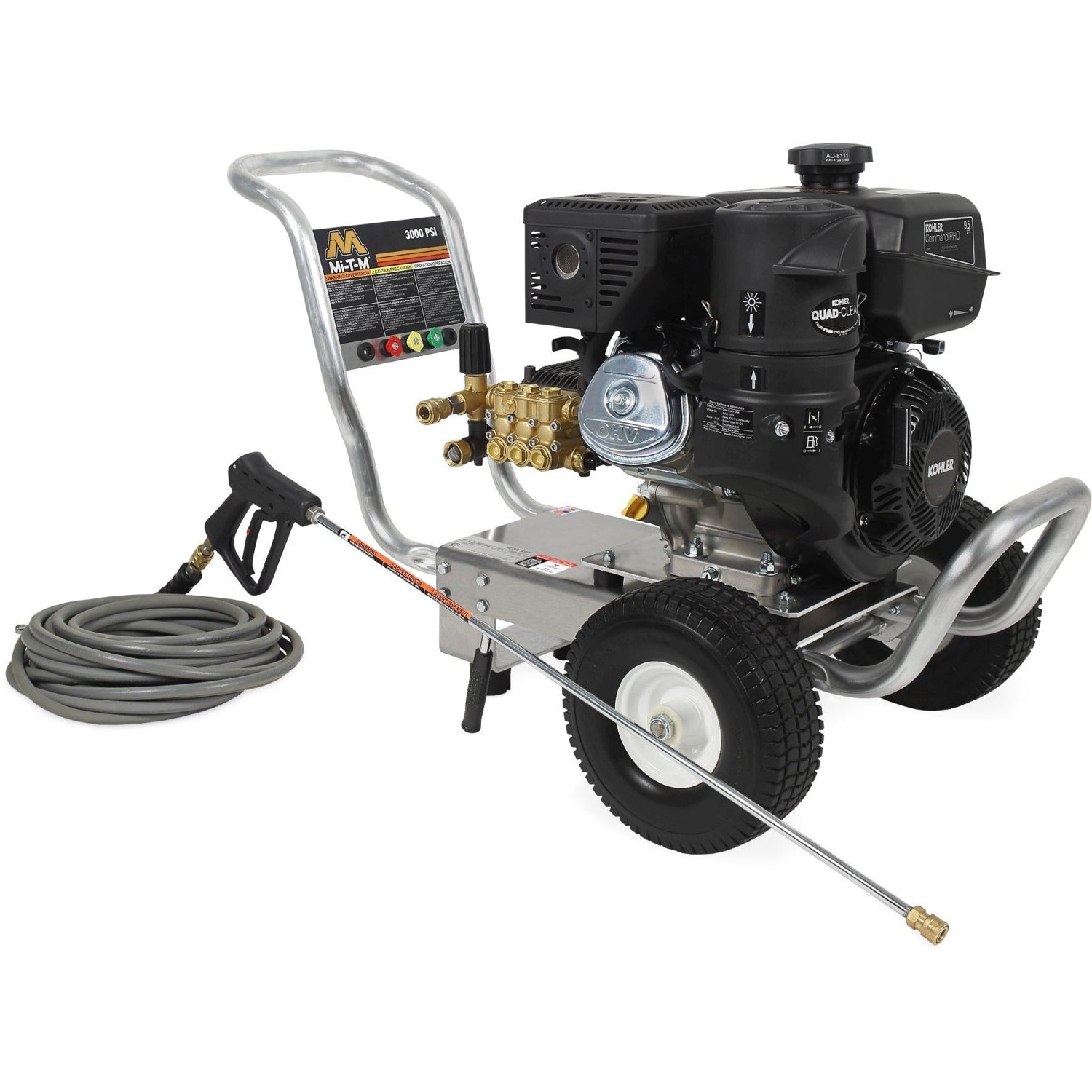 Mi-T-M CA-3003-1MAK CA Aluminum Series 3000 PSI Gasoline Direct Drive Cold Water Pressure Washer
